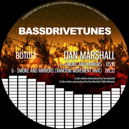 Smoke and Mirrors album by Random Movement - Drum and Bass Cover Art
