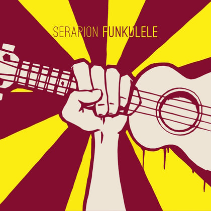 Funkulele album by Serapion - Drum and Bass Cover Art