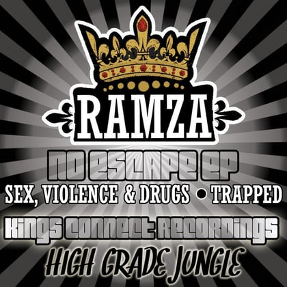 No Escape album by DJ Ramza - Drum and Bass Cover Art