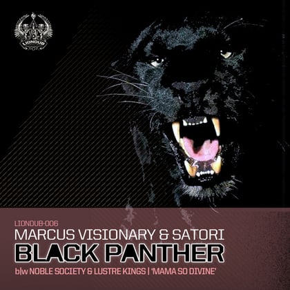 Black Panther album by Marcus Visionary - Drum and Bass Cover Art