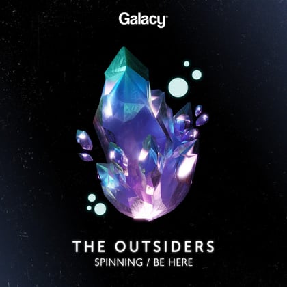 Spinning / Be Here album by The Outsiders - Drum and Bass Cover Art