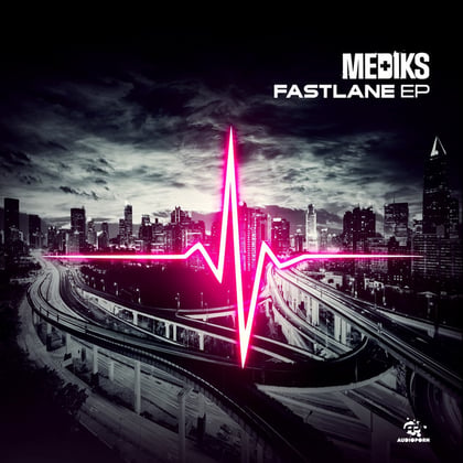 Fast Lane EP album by Mediks - Drum and Bass Cover Art