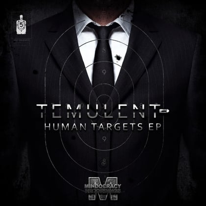 Human Targets EP album by Temulent - Drum and Bass Cover Art