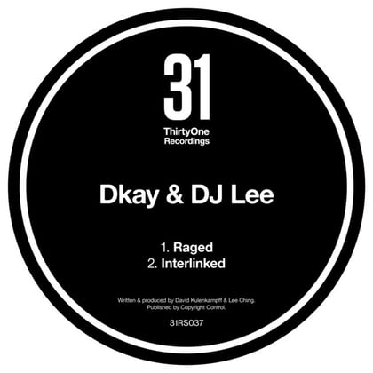 Raged / Interlinked album by Dkay - Drum and Bass Cover Art