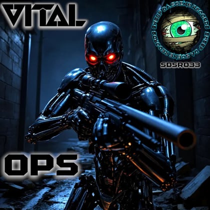 OPS EP album by Vital - Drum and Bass Cover Art