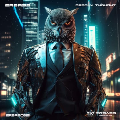 DEADLY THOUGHT album by ERBass - Drum and Bass Cover Art