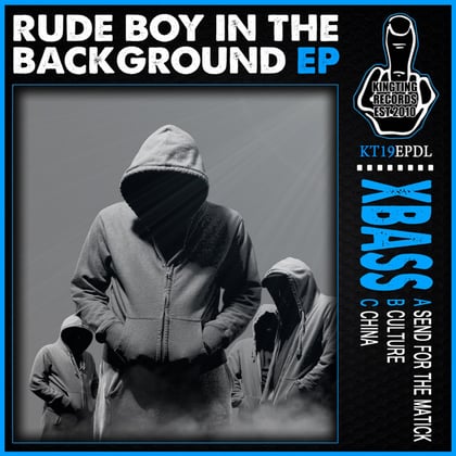 Rude Boy In The Background EP album by X-Bass - Drum and Bass Cover Art