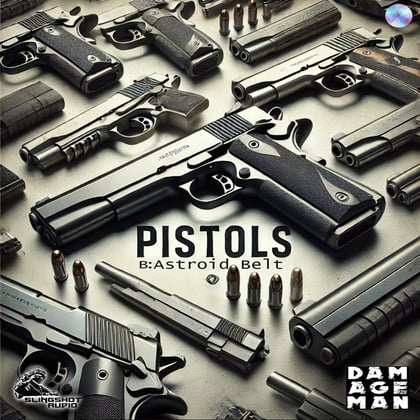 Pistols album by Damageman - Drum and Bass Cover Art