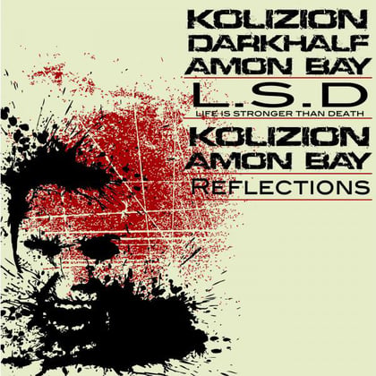L.S.D (Life is Stronger than Death) / Reflections album by Dark Half - Drum and Bass Cover Art
