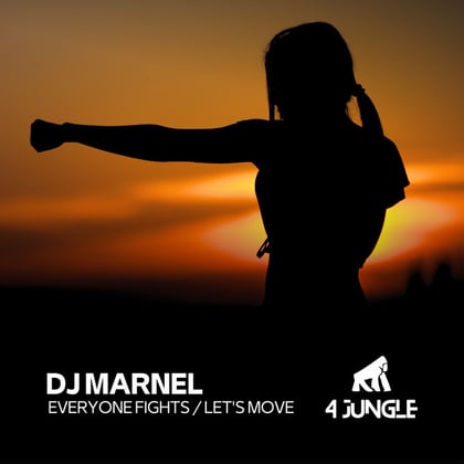 Everyone Fights / Let's Move album by DJ Marnel - Drum and Bass Cover Art