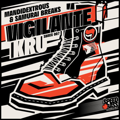 Vigilante Kru album by Mandidextrous & Samurai Breaks - Drum and Bass Cover Art