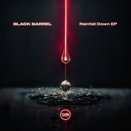 Rainfall Down EP album by Black Barrel - Drum and Bass Cover Art