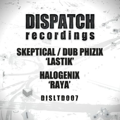 Lastik / Raya album by Skeptical, Dub Phizix & Halogenix - Drum and Bass Cover Art