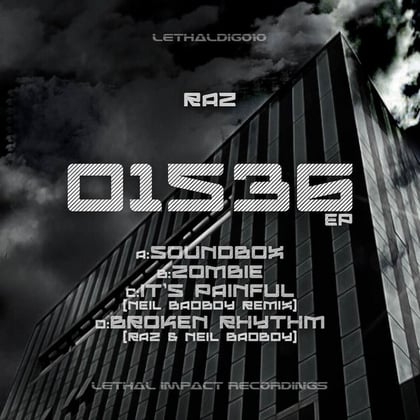 01536 album by Neil Badboy - Drum and Bass Cover Art