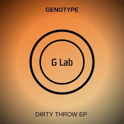 Dirty Throw album by Genotype - Drum and Bass Cover Art