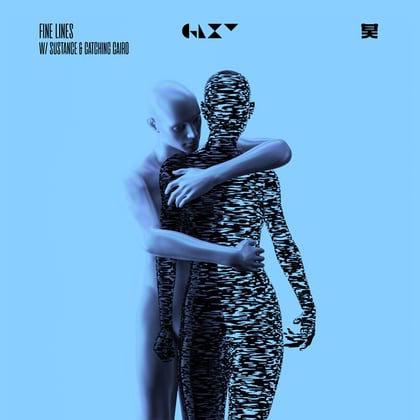 Fine Lines album by GLXY & Sustance - Drum and Bass Cover Art