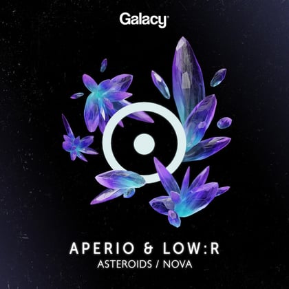 Asteroids / Nova album by Aperio & Low:r - Drum and Bass Cover Art
