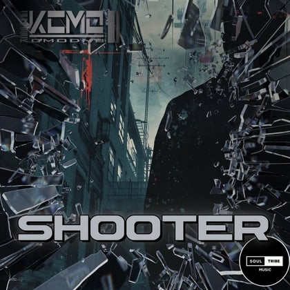 Shooter album by KCMO - Drum and Bass Cover Art