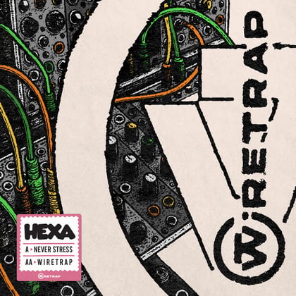 Wiretrap album by Hexa - Drum and Bass Cover Art