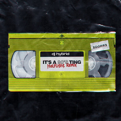 It's a 90's Ting (Halflight Remix) album by DJ Hybrid & Halflight - Drum and Bass Cover Art