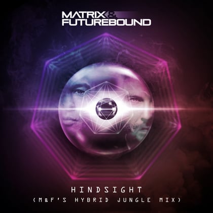 Hindsight (M&F's Hybrid Jungle Mix) album by Matrix & Futurebound - Drum and Bass Cover Art