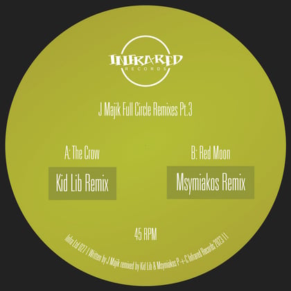Full Circle Remixes Pt.3 album by J Majik - Drum and Bass Cover Art