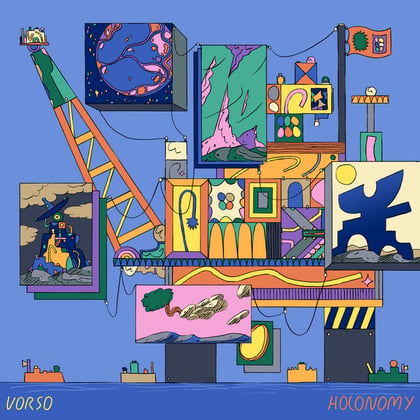 Holonomy album by Vorso - Drum and Bass Cover Art