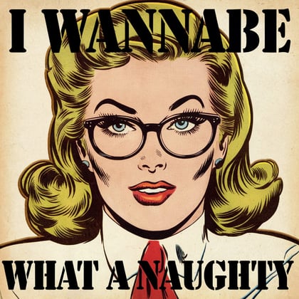 What A Naughty album by I Wannabe - Drum and Bass Cover Art