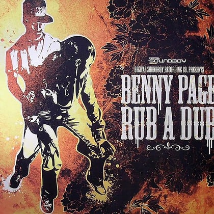 Rub A Dub album by Benny Page - Drum and Bass Cover Art