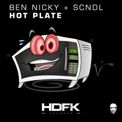 Hot Plate album by Dimension & SCNDL - Drum and Bass Cover Art