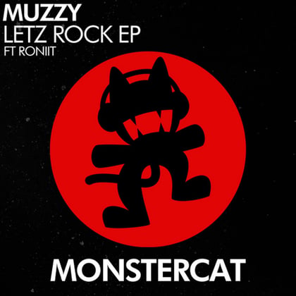 Letz Rock album by Delta Heavy & MUZZ - Drum and Bass Cover Art
