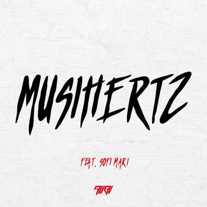 Musihertz album by Alibi - Drum and Bass Cover Art