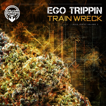 Train Wreck album by Ego Trippin - Drum and Bass Cover Art