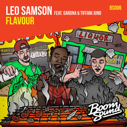 Flavour album by Sigma, Gardna, Leo Samson & Tiffani Juno - Drum and Bass Cover Art