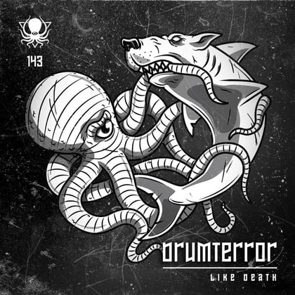 Like Death album by Drumterror - Drum and Bass Cover Art