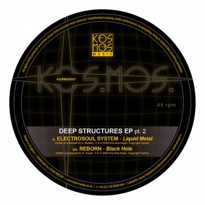 V/A Deep Structures EP Part 2 album by Electrosoul System - Drum and Bass Cover Art
