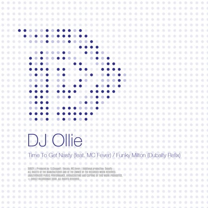 Time To Get Nasty / Funky Milton album by DJ Ollie - Drum and Bass Cover Art