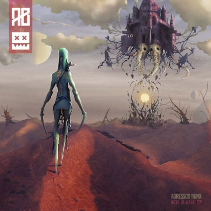 Acid Mirage EP album by Agressor Bunx - Drum and Bass Cover Art