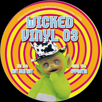 WickedVinyl03 album by Wickedsquad - Drum and Bass Cover Art