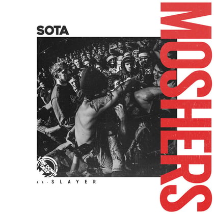 Moshers / Slayer album by SOTA - Drum and Bass Cover Art