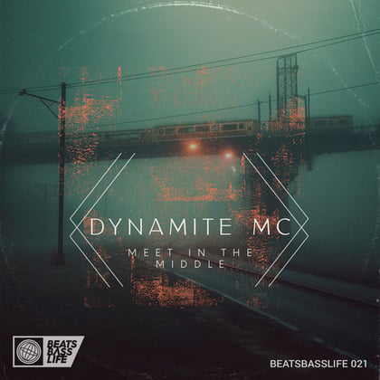 Meet In The Middle album by Dynamite MC - Drum and Bass Cover Art