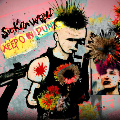 Keep On / Punx album by SICKorWELL - Drum and Bass Cover Art
