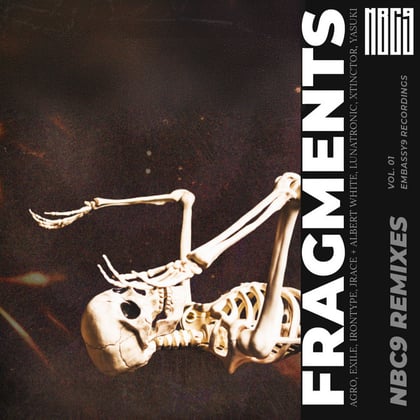 Fragments: the Nbc9 Remixes album by NBC9 - Drum and Bass Cover Art
