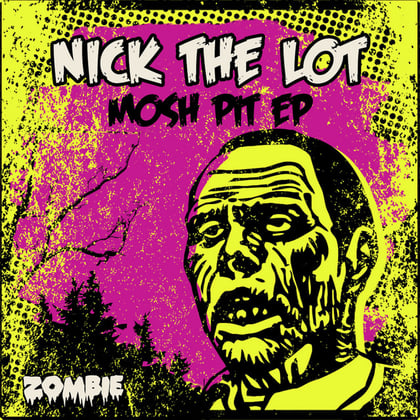 Mosh Pit EP album by Agro & Nick The Lot - Drum and Bass Cover Art