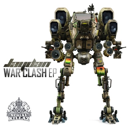 War Clash EP album by Jaydan - Drum and Bass Cover Art