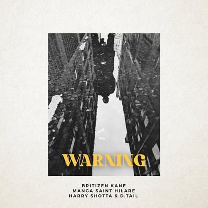 Warning album by Harry Shotta - Drum and Bass Cover Art