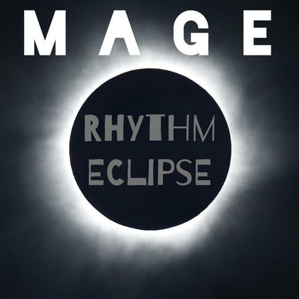 Rhythm Eclipse album by Mage - Drum and Bass Cover Art