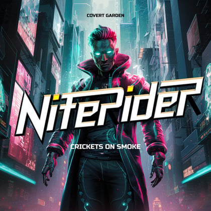 Crickets On Smoke album by Niterider - Drum and Bass Cover Art