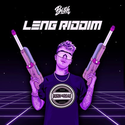 Leng Riddim album by Bish - Drum and Bass Cover Art