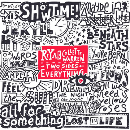 Two Sides of Everything album by Riya & Collette Warren - Drum and Bass Cover Art